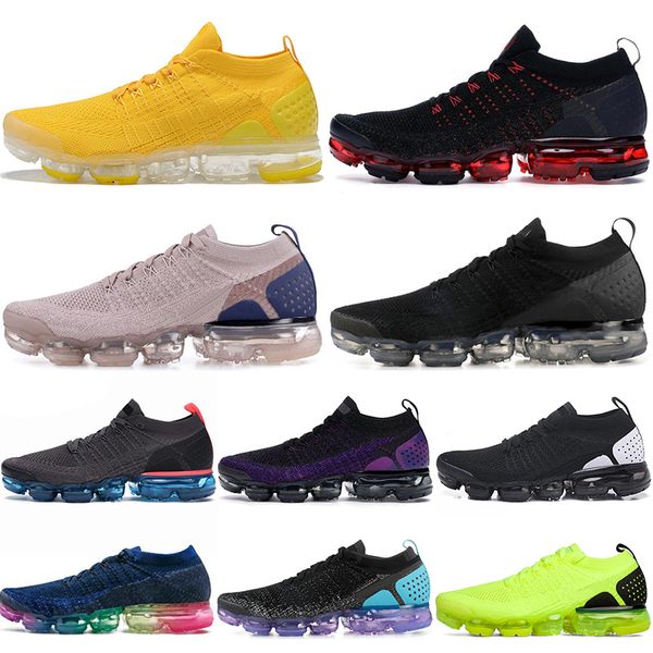 

2020 vapors mens womens running shoes sprint triple white black air cushions be true volt moc laceless punch racer blue maxs sneakers