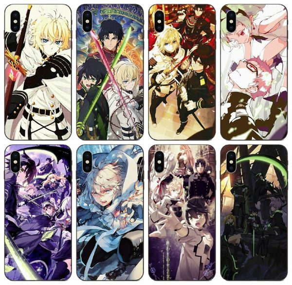 

[tongtrade] owari seraph new spring anime april case for iphone 11 pro x xs max 8 7 6s 5s galaxy a7 huawei nova 5 sony xperia m4 cover case