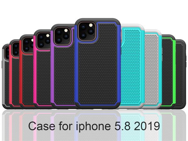 

ball grain clear acrylic pc+tpu pc shockproof case for iphone xi xi max xe xs max 7 8 plus samsungs11 s11e s11 plus