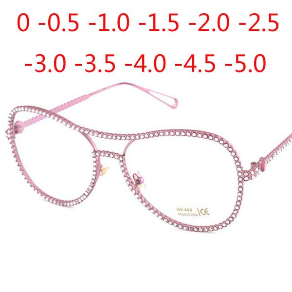 

vintage large frame rhinestone eyeglasses optical eyewear prescription glasses 0 -1.0 -1.5 -2.0 -2.5 -3.0 -3.5 -4.0 -4.5 -5.0, White;black