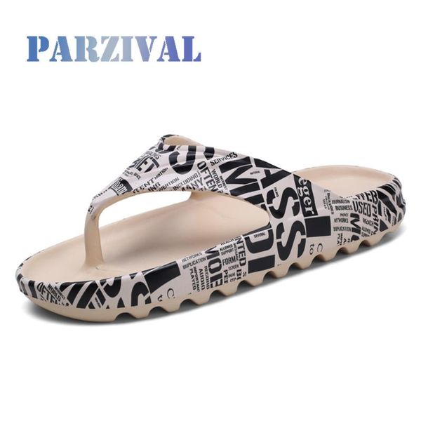 

parzival new arrival summer men flip flops anti-slip beach sandals zapatos hombre casual shoes, Black