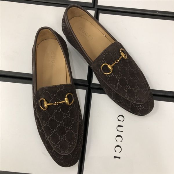 

italy latest men's leather shoes men's business dress classic flat flat casual shoes men's design shoes luxury fashion casual, Black