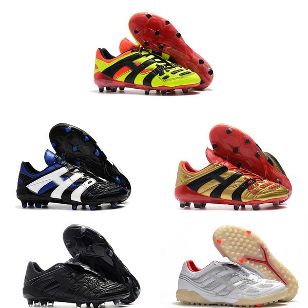 

2020 classics predator accelerator electricity precision fg x beckham db 1998 98 men soccer shoes cleats football boots us6.5-11