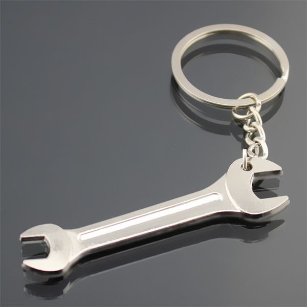 

fashionable wrench keyrings innovative keychain gift --7622, Silver