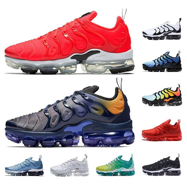 

nike air vapormax TN Plus Кроссовки Мужчины Женщины Шерсть Серый Игра Royal Tropical Sunset Creamsicle Дизайнерские Кроссовки Спортивные мужские кроссовки Размер 36-45