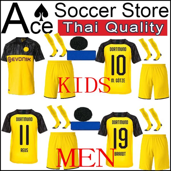 

Bvb boru ia dortmund kid kit men champion league ver ion home yellow black pattern reu m gotze boy et 2019 2020 football hirt