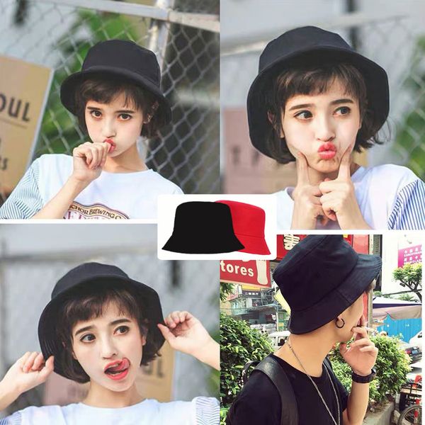 

women bucket hat outdoor fishing hunting camping boonie fisherman sun cap, Black;white