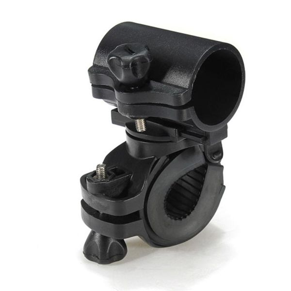 

bicycle sport bracket 360° rotation portable plastic clip stand adjustable lights holder