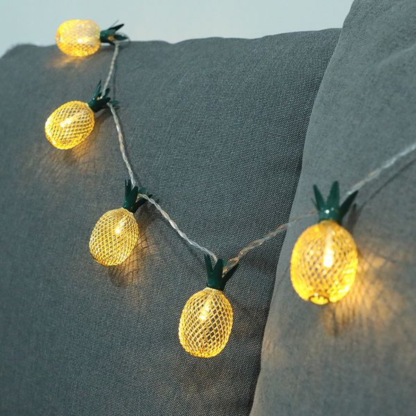 

6m 40 leds pineapple light string usb lights outdoor holiday christmas tree ers bedroom lights decoration