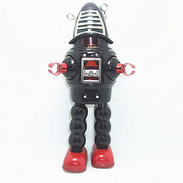 

funny] collection retro wind up toy metal tin space mechanical planet bullet robot clockwork toy figures model kids gift