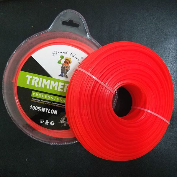 

2.4mm/3mm 1lb mowing nylon rope line strimmer brushcutter trimmer long round roll square grass trimmer head nylon line 55m/65m