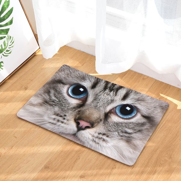 

cat printing mats door mat digital printing foot pad bathroom kitchen toilet absorbent non-slip mat carpet tapete doormat