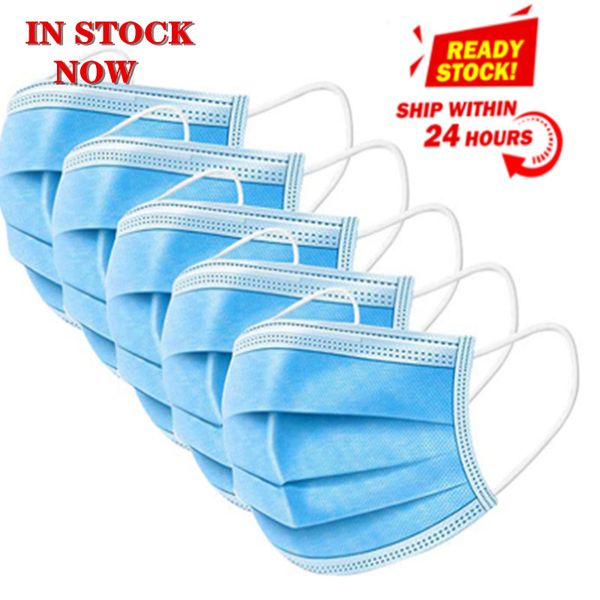 

fast delivery spot 3-layer disposable kou face buckle nose mask for men and women