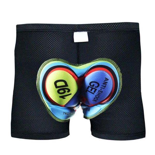 

men cycling shorts underwear padded bicycle mountain road bike mtb shorts breathable quick dry riding compression tights sports, Black