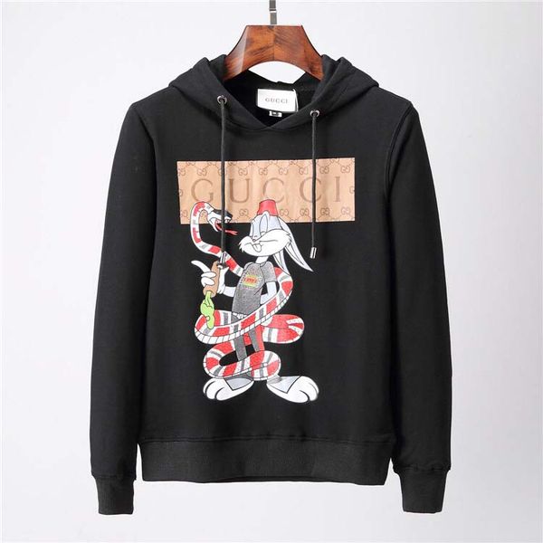 

mens branded hoodie light fleece sweatshirts fashion printed hooded pullovers street style mens sportswear m-3xl, Black