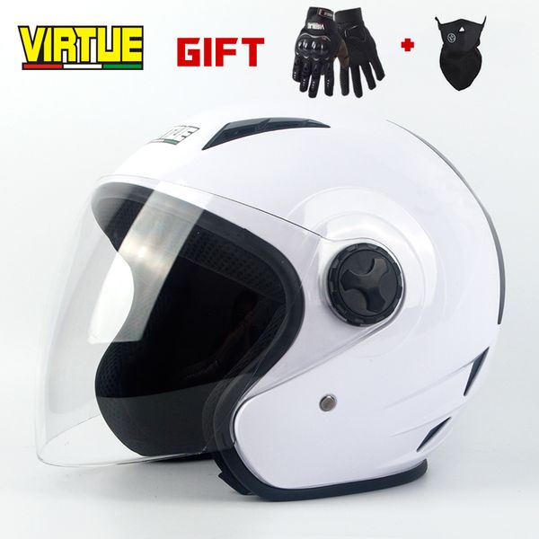 

virtue 2019 motorcycle helmet men motorbike motocross casco moto helmet for motorcycle racing four season half face women