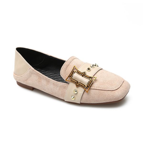 

jolly2019 su chen yao leather shoes beige fuxie the woman koufu le mingyu all very good real go to work, Black