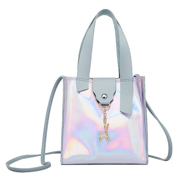 

light pu leather women's colorful handbag with zipper deer decoration all-purpose single shoulder messenger bag hasp ladies bag