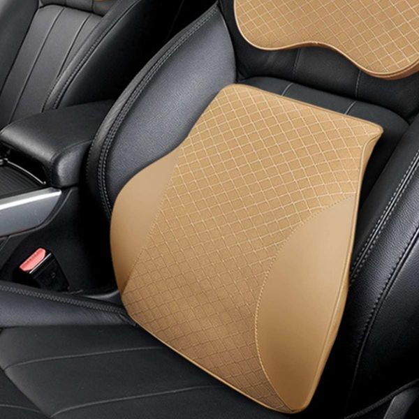 Pu Memory Foam Car Seat Waist Rest Soft Cushion Lumbar Back Support Uk Pu Memory Foam Car Seat Waist Rest Soft, Memory Foam Car Seat Covers Uk