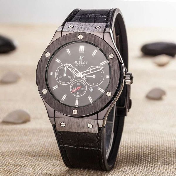 

НОВЫЙ Высокое качество Известный Hublot Топ Часы Мужские Женские Часы Кожаный ремень Мужчины Спортивные Часы Женщины Подарок БЕЗ Коробки H3