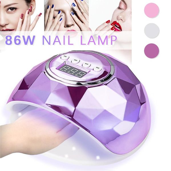 

led nail lamp for nail manicure dryer machine 39 leds 86w uv lamp for manicure machine