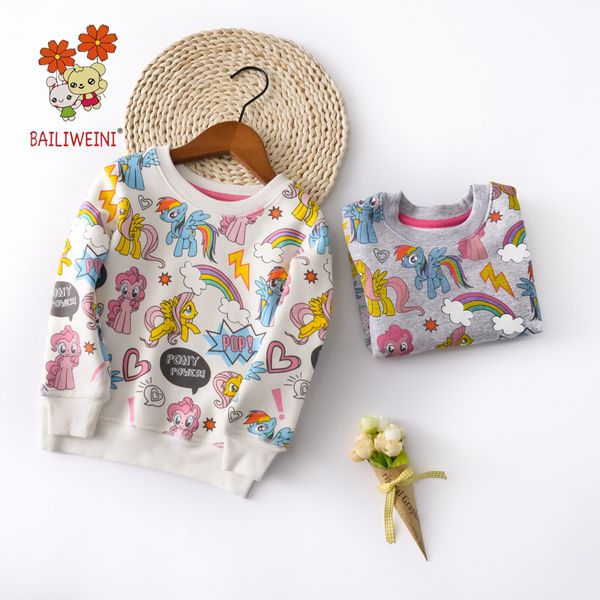 

2019spring and autumn new long sleeve printed pony fleece sweater top, Black