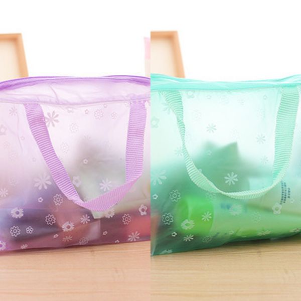 

creative home travel floral cosmetic cosmetic storage wash bag bath products storage bag