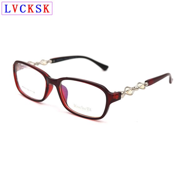 

women transparent glasses frames fashion student eyeglasses female clear glass glasses pacthwork leg hollow out pearl temple l3, Silver