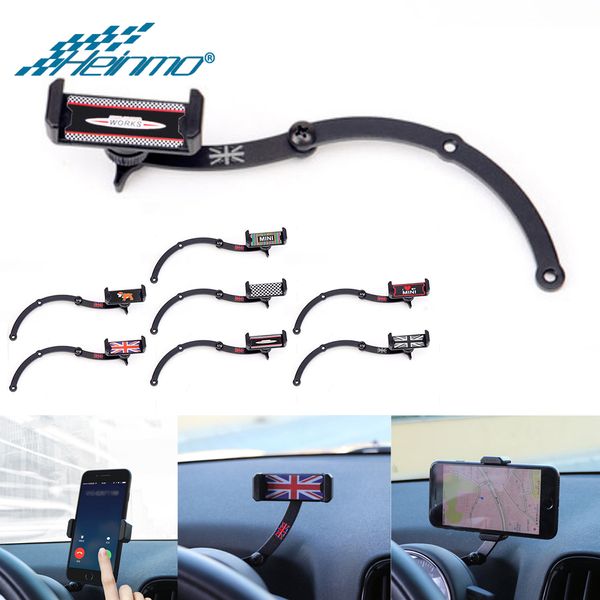 

for mini cooper r56 r61 decor parts steering wheel car smart phone folding holder for mini countryman r60 clubman r55