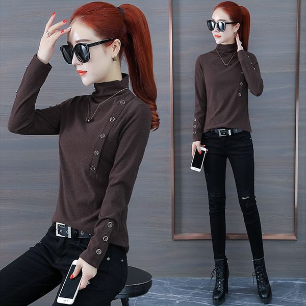 

w110202 slimming base women's inner all-match long sleeve w110202 t- shirt slimming base shirt women's inner all-match long sleeve, White