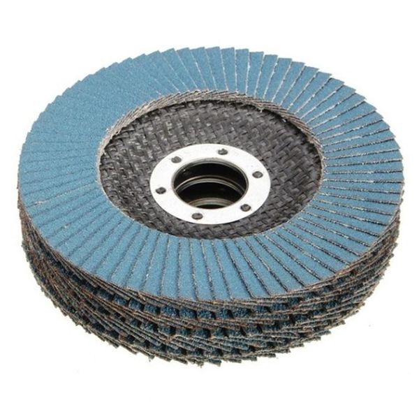 

sanding disc 10pcs professional flap discs 115mm 4.5 sanding discs 40/60/80/120 grit grinding wheels blades angle grinder