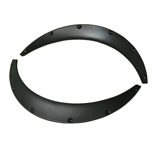

2pcs universal car fender flares extra wide body wheel arches wheel eyebrow protector lip sticker trim for off-road vehicle