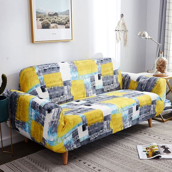 

stretch slipcovers sofa sectional elastic sofa cover for living room couch cover home decor single/two/three/four seat 0014