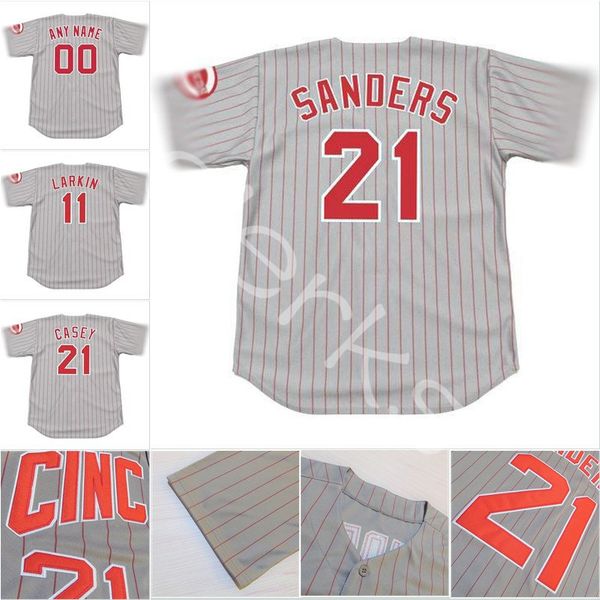 

Cu tom 11 barry larkin 21 deion ander ean ca ey 44 eric davi 18 benito antiago 17 chri abo jo e rijo 1990 red jer ey