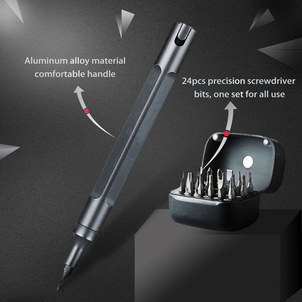 

pen screwdriver kits aluminum alloy magnetic multi-bits repair tool set ali88