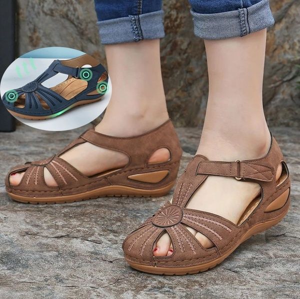 

women's vantage gladiator sandals peep toe bohemia flip-flop ankle strap casual outdoor hiking sandals slip on fisherman shoe, Black