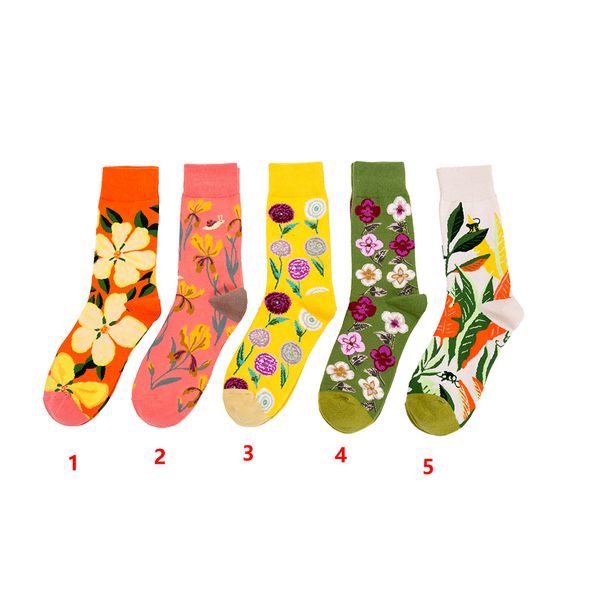 

harajuku happy short socks men's funny avatar combed cotton casual men socks colorful novelty skateboard socks women wm18032, Black