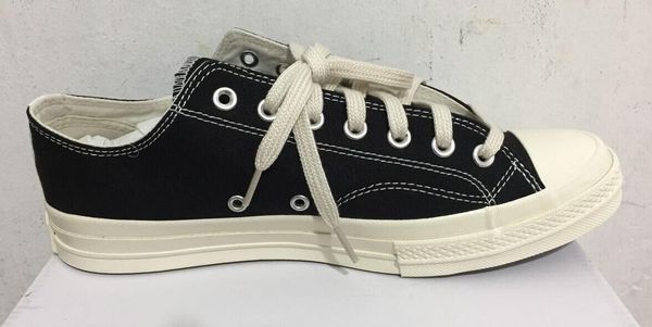 

new play all stars shoe cdg 1970 canvas jointly big with eyes hearts beige black designer casual skateboard sneakers 35-44 with box