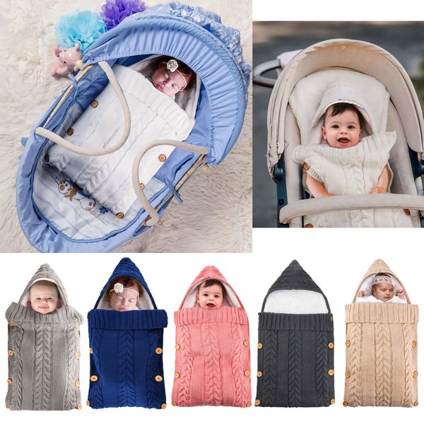 

autumn winter infant newborn baby sleeping bag knitted sleeping bags warm cart sleeping bag hug carpet stroller 15206