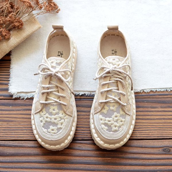 

mori literary retro flat shoes mesh soft bottom breathable casual shoes 2019 summer new small fresh student single, Black