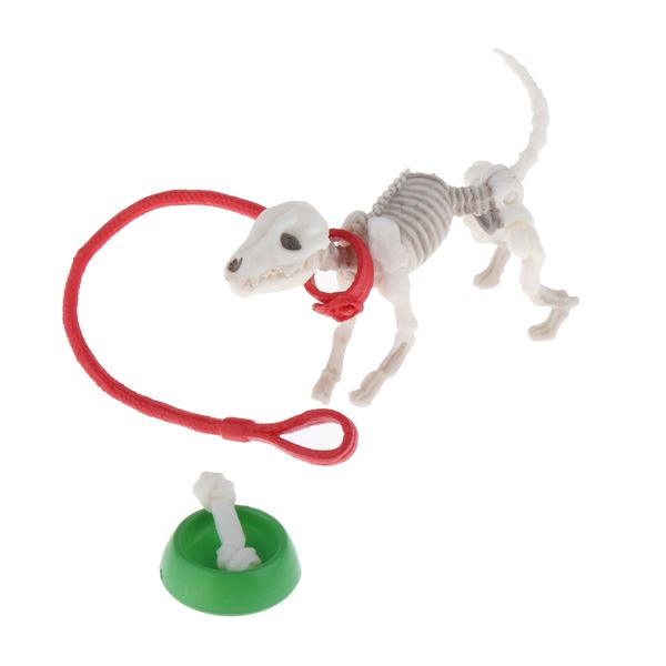 

cute pose skeleton model dog table desk book kids toys gifts