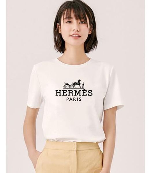 

19ss женская футболка черный и белый красный мужской футболка с коротким рукавом top st13, White