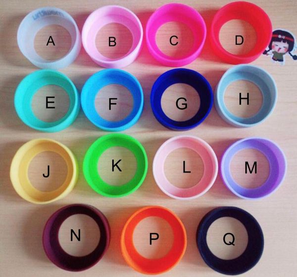 

70mm colorful bottle bottom protective cover rubber coasters silicone cup sleeve for insulated stainless steel mug water bottle holder