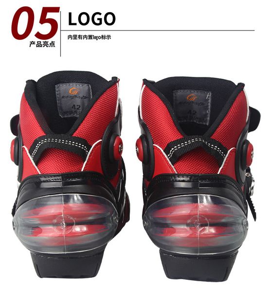 

red motorcycle boots women ankle boots black white pu leather cup strange heel fashion moto booties pointed three color