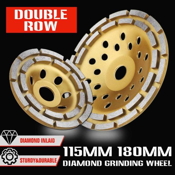 

115/180mm diamond concrete grinding cup wheel disc segment masonry granite stone angle grinder saw blade