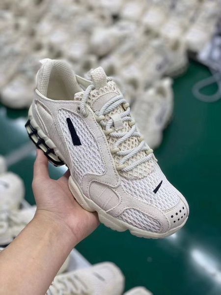 

2020 new air zoom spiridon caged style canvas designer trainer women mens mesh running shoes platform jogging shoes sneakers 35-46, Black