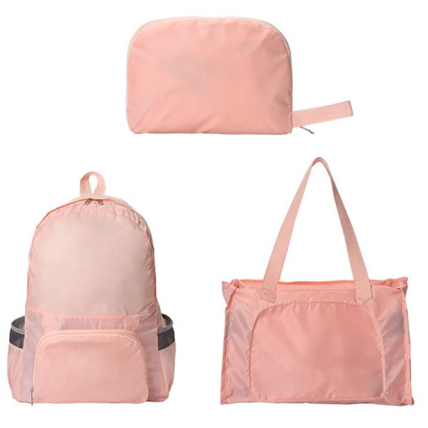 

dual purpose portable and folding waterproof backpacks for outdoor sports multifunctional travel backpack storage bag