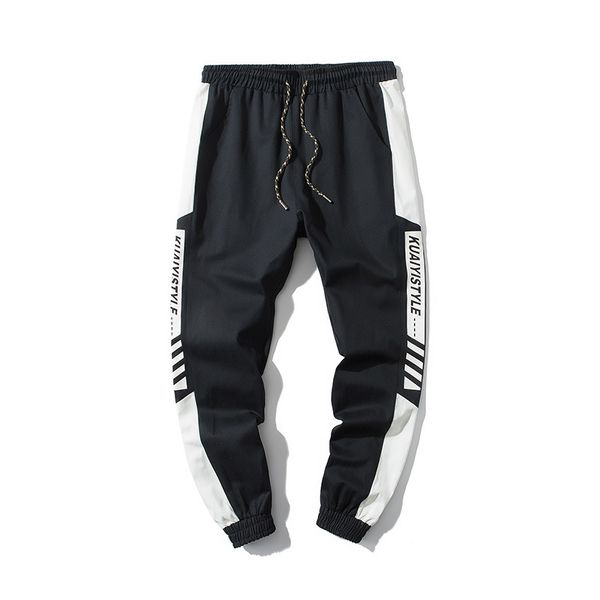 

2020 new arrival mens pencil pants man spring casual capris drawstring trousers male fashion loose cargo pants size m-4xl