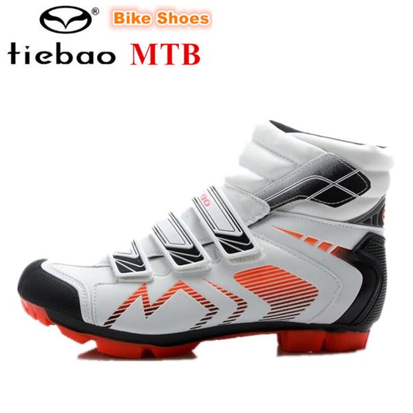 

tiebao cycling shoes sapatilha ciclismo mtb 2019 winter bicycle mountain bike boots athletic shoes men outdoor superstar, Black