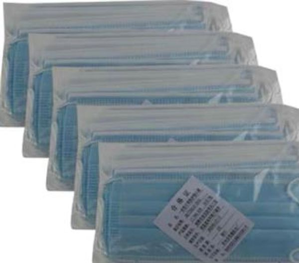 

100 одноразовые маски оптом пятно meltblown слой анти туман дышащий защитный нетканый трехслойный нос и крылья носа